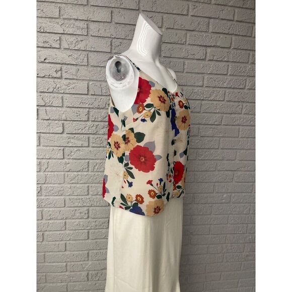 Cabi Victoria Women Floral Chiffon Pullover Blouse Top Size XS - Picture 2 of 9